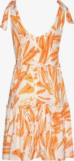 S.Oliver Robes Dété Robe D’été Femme Orange