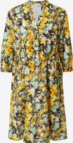 S.Oliver Robes Fluides Robe-chemise Femme Mélange De Couleurs