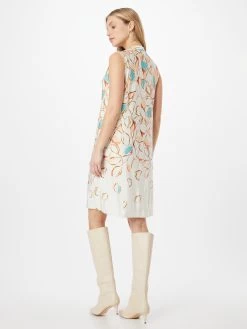 S.Oliver BLACK LABEL Mini-robes Robe Femme Blanc -S.Oliver Boutique 4b342f3c18404ef542380a005e30b1a0