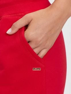S.Oliver Pantalons De Survêtement Effilé Pantalon Femme Rouge Cerise -S.Oliver Boutique 4e4300910e69114743a6b038a7fed978