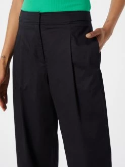 S.Oliver BLACK LABEL Pantalons à Pinces Effilé Pantalon à Pince Femme Noir -S.Oliver Boutique 50228d1e4be06c1c7f2e23b63c03102d
