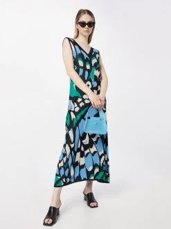 S.Oliver Robes Robes En Maille Femme Azur 10 S.Oliver Robes Robes En Maille Femme Azur -S.Oliver Boutique 528bd6396245160156d61174e05e4f81