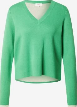 S.Oliver Pulls Basiques Pull-over Femme Vert