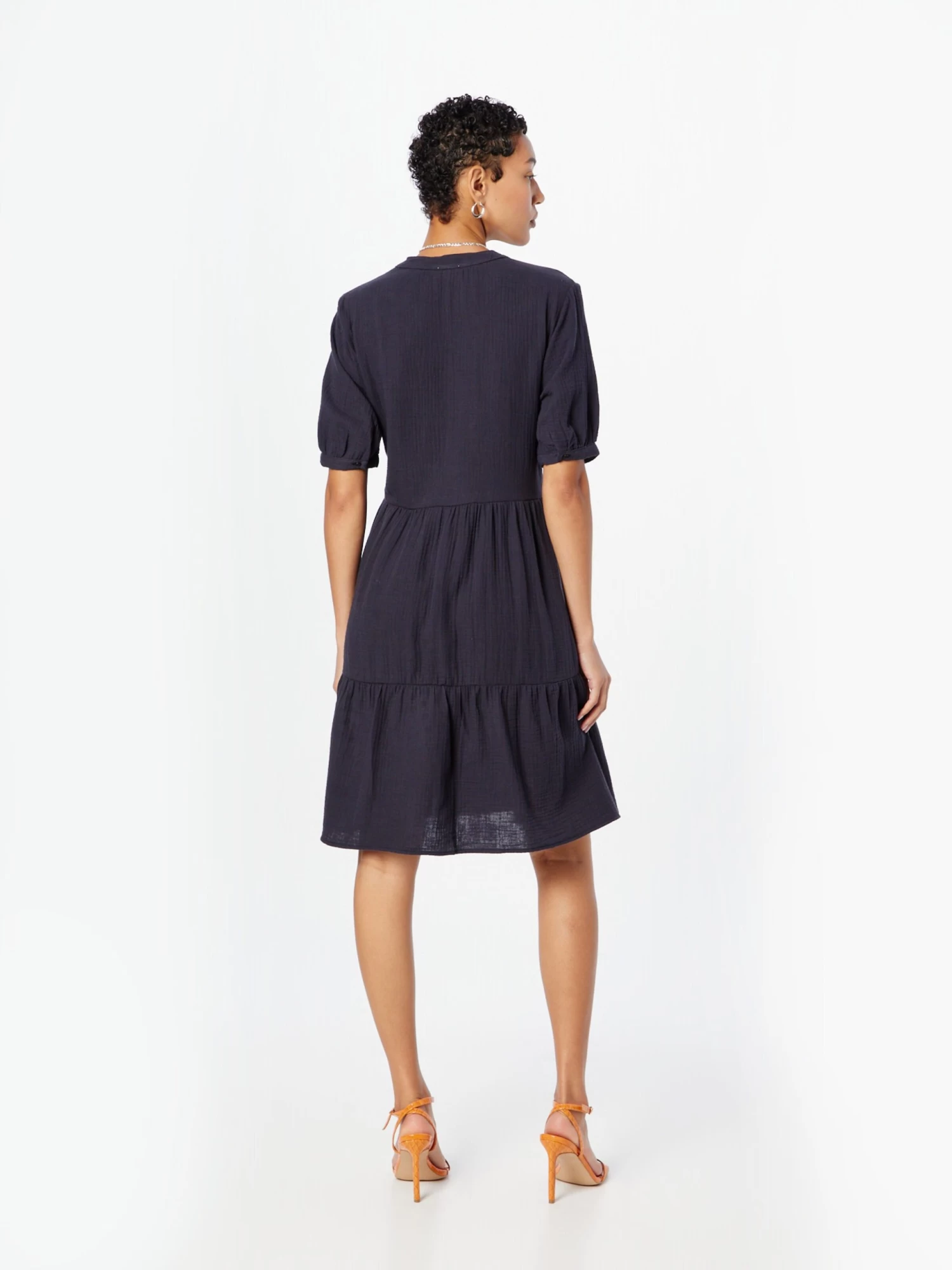 S.Oliver Mini-robes Robe Femme Bleu Nuit 5 S.Oliver Mini-robes Robe Femme Bleu Nuit – Image 3