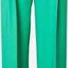 S.Oliver BLACK LABEL Pantalons à Pinces Wide Leg Pantalon à Pince Femme Vert -S.Oliver Boutique 5725893dbee075c6d42a24052d0b0c3d