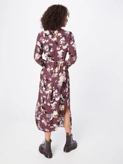 S.Oliver BLACK LABEL Robes Longues Robe Femme Violet -S.Oliver Boutique 58f6cb84fa8b73cea22c79e1181281b0