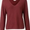 S.Oliver Pulls Basiques Pull-over Femme Rouge Foncé -S.Oliver Boutique 5a828b51b06278f07d134c72c4fb34c4