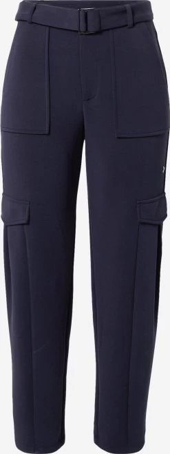 S.Oliver Pantalons Cargo Regular Pantalon Cargo Femme Bleu Nuit
