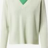 S.Oliver Pulls Basiques Pull-over Femme Vert / Vert Pastel 2 S.Oliver Pulls Basiques Pull-over Femme Vert / Vert Pastel -S.Oliver Boutique 5f07b849d85a0015745cbc338649c6a0
