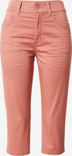 QS By S.Oliver Pantacourts Coupe Slim Pantalon Femme Pêche