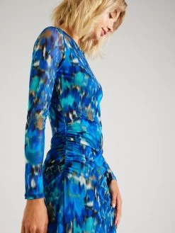 S.Oliver Robes Longues Robe Femme Bleu / Bleu Marine / Bleu Ciel -S.Oliver Boutique 6021b7b75f1978aad1e7c38e618e149b