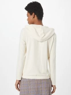 S.Oliver Pulls à Capuche Pull-over Femme Crème -S.Oliver Boutique 62384bb3f3a0639a5f6a89abebb53346