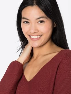 S.Oliver Pulls Basiques Pull-over Femme Rouge Foncé 11 S.Oliver Pulls Basiques Pull-over Femme Rouge Foncé -S.Oliver Boutique 62dfb42519a39f1492f9f0b9765953bc