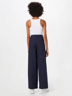 S.Oliver Pantalons à Pinces Wide Leg Pantalon à Pince Femme Bleu Marine -S.Oliver Boutique 631ae930ff1dd82f57d513e2989a3d07