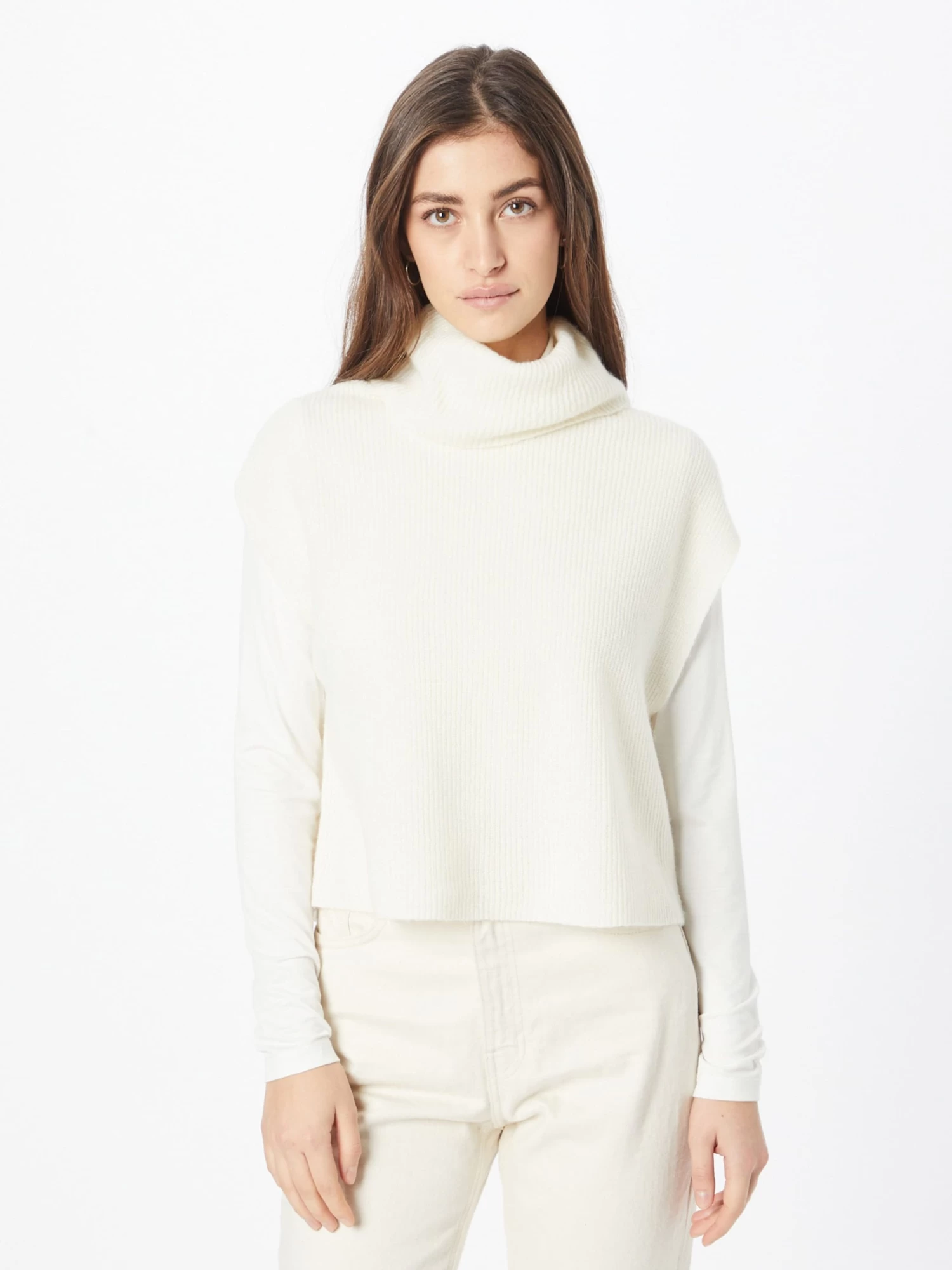 S.Oliver Pulls à Col Roulé Pull-over Femme écru 4 S.Oliver Pulls à Col Roulé Pull-over Femme écru – Image 2