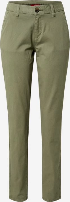S.Oliver Chinos Regular Pantalon Chino Femme Kaki