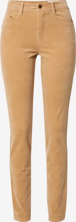 S.Oliver Pantalons En Velours Côtelé Regular Pantalon Femme Camel