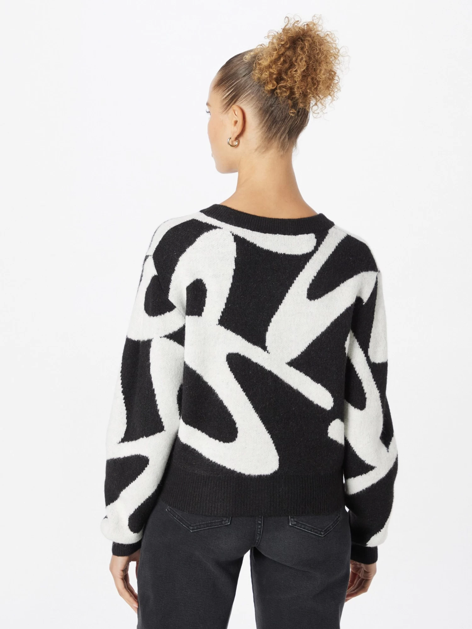 QS By S.Oliver Gilets Cardigan Femme Noir / Blanc 5 QS By S.Oliver Gilets Cardigan Femme Noir / Blanc – Image 3