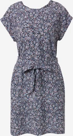 S.Oliver Mini-robes Robe Femme Bleu Nuit / Azur