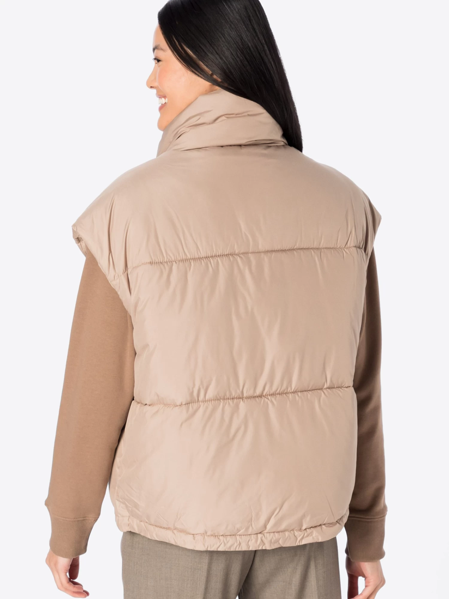 S.Oliver Vestes Sans Manches Gilet Femme Camel 5 S.Oliver Vestes Sans Manches Gilet Femme Camel – Image 3