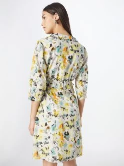 S.Oliver Robes Fluides Robe-chemise Femme Beige -S.Oliver Boutique 7e26a4e1f60047e634c71c960ec8b55c