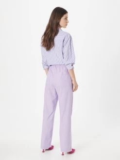 QS By S.Oliver Pantalons En Toile Loosefit Pantalon Femme Violet -S.Oliver Boutique 7eef148b2cb906986516177976ba9772