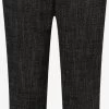 S.Oliver BLACK LABEL Pantalons En Toile Regular Pantalon Rita Femme Noir Chiné