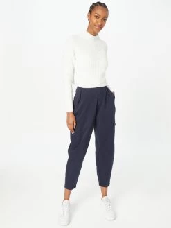 S.Oliver Pantalons Cargo Effilé Pantalon Cargo Femme Bleu Marine -S.Oliver Boutique 82c7c45c3b00327ce7a3362f40de05fa