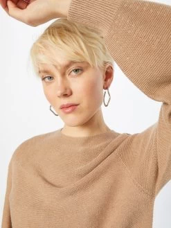 S.Oliver Pulls Basiques Pull-over Femme Beige Foncé -S.Oliver Boutique 85d7ef7486d1b0b7bacdde176acece3c