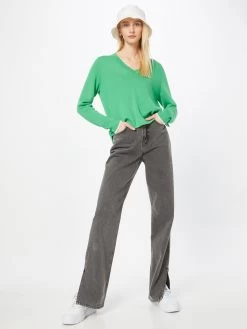 S.Oliver Pulls Basiques Pull-over Femme Vert -S.Oliver Boutique 865e964cc369495a789b518297dae8fa
