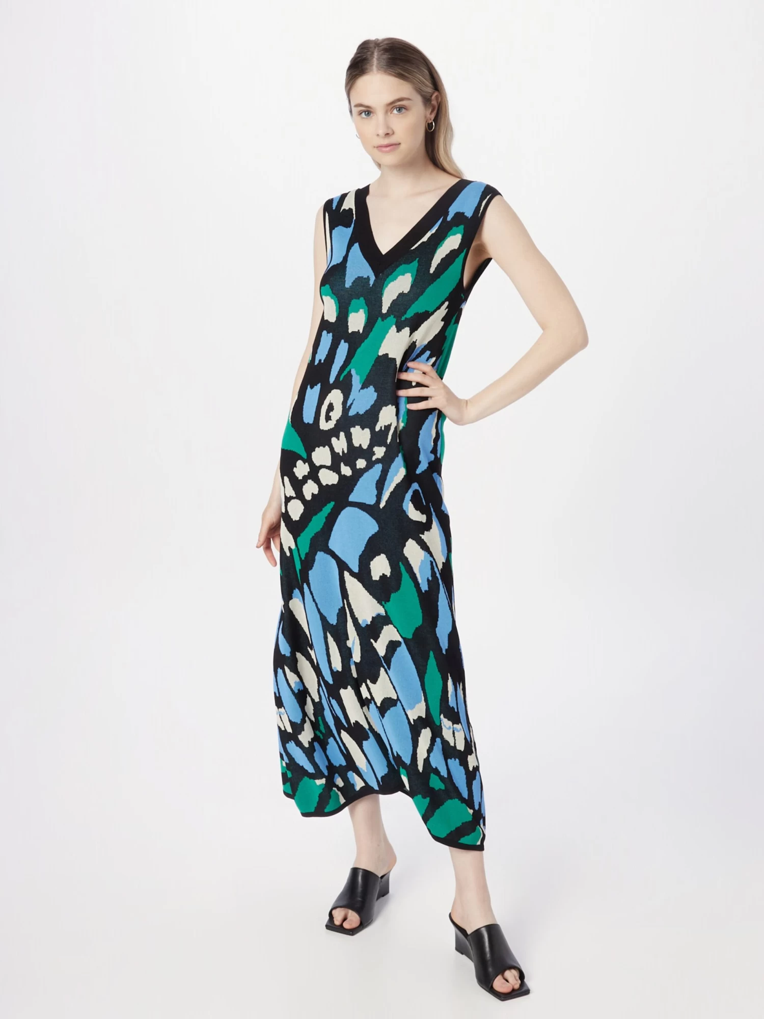 S.Oliver Robes Robes En Maille Femme Azur 4 S.Oliver Robes Robes En Maille Femme Azur – Image 2