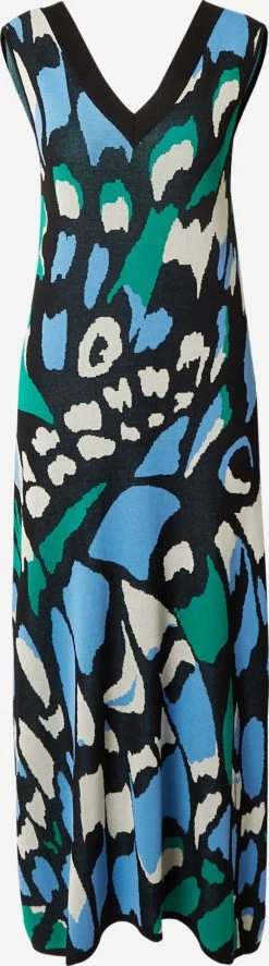 S.Oliver Robes Robes En Maille Femme Azur