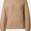 S.Oliver Pulls Basiques Pull-over Femme Beige Foncé -S.Oliver Boutique 88efca9f8bf7d7f794980ee02c627119