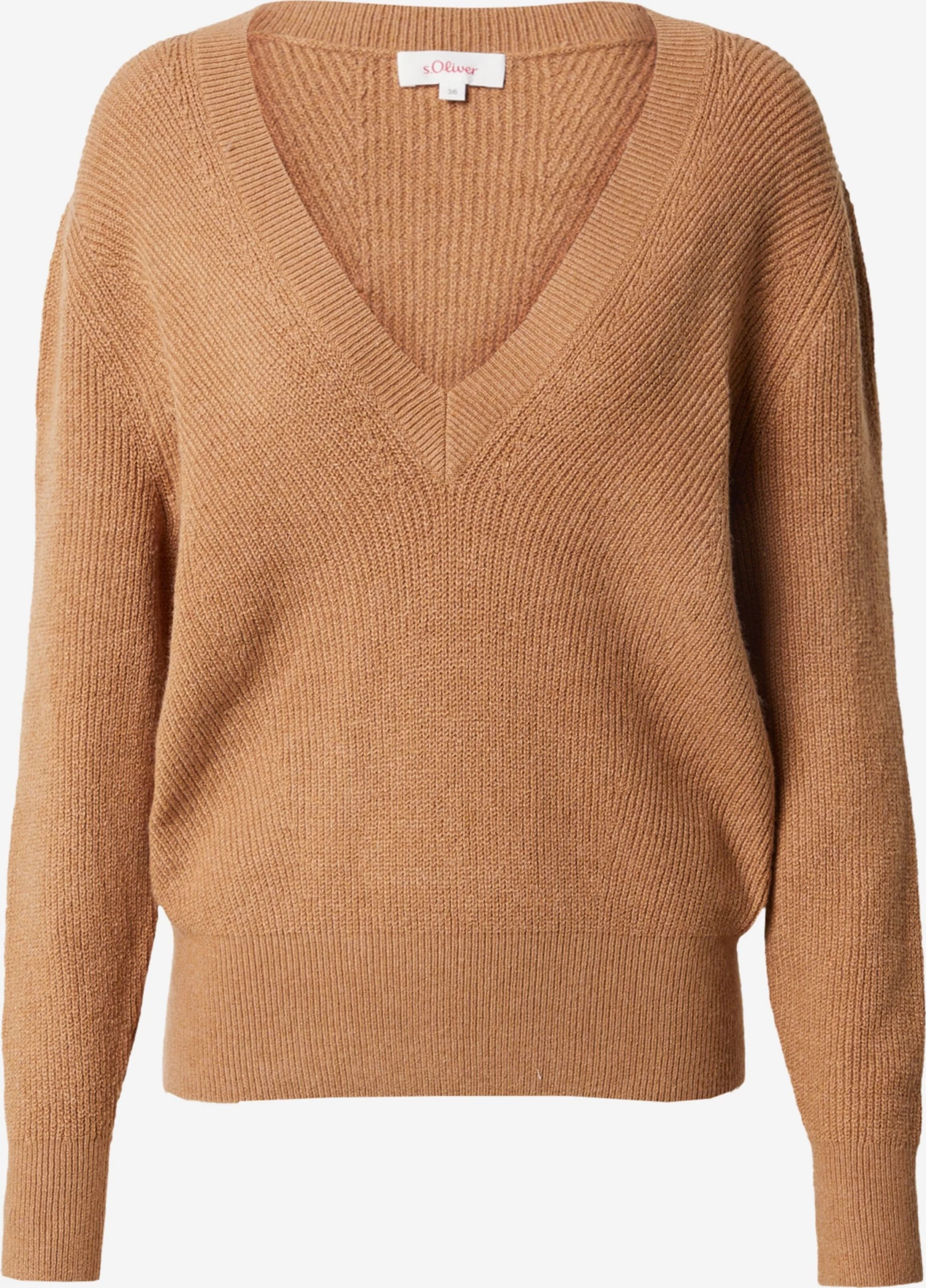 S.Oliver Pulls Basiques Pull-over Femme Marron 3 S.Oliver Pulls Basiques Pull-over Femme Marron