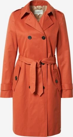 S.Oliver Trenchs Manteau Mi-saison Femme Orange Foncé
