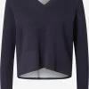 S.Oliver Pulls Basiques Pull-over Femme Bleu Nuit -S.Oliver Boutique 8fe996eb92ab2cf7b327c74fe2b41af1