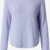 QS By S.Oliver Pulls Maille Fine Pull-over Femme Violet Clair -S.Oliver Boutique 90211e6d63547281993d432e3f99bee7