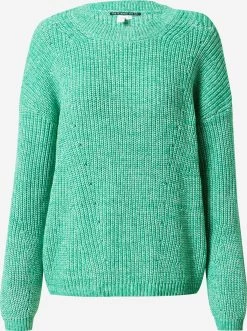 QS By S.Oliver Pulls Maille Fine Pull-over Femme Jade