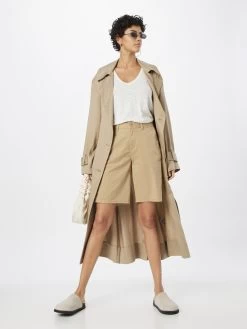 S.Oliver Shorts Regular Pantalon Chino Femme Noisette -S.Oliver Boutique 92ec4a890776419112fe4526539498cb