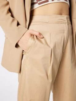 S.Oliver BLACK LABEL Pantalons à Pinces Effilé Pantalon à Pince Femme Beige Foncé -S.Oliver Boutique 94d035d3c0e7d028da8ef9fc9a422b32