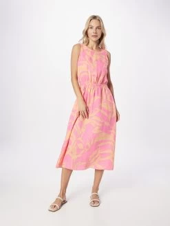 S.Oliver Robes Midi Robe Femme Rose Clair -S.Oliver Boutique 95dd42d80bee24cb1405453838487859