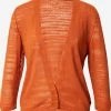 QS By S.Oliver Gilets Cardigan Femme Orange Foncé -S.Oliver Boutique 989f21f419bcddd9536ba49c0e6ad5fc