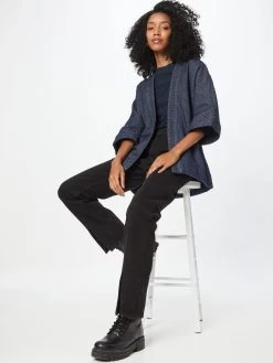 S.Oliver Ponchos Et Kimonos Kimono Femme Marine -S.Oliver Boutique 99f010dde443b52e28f47fb4c4115ecb