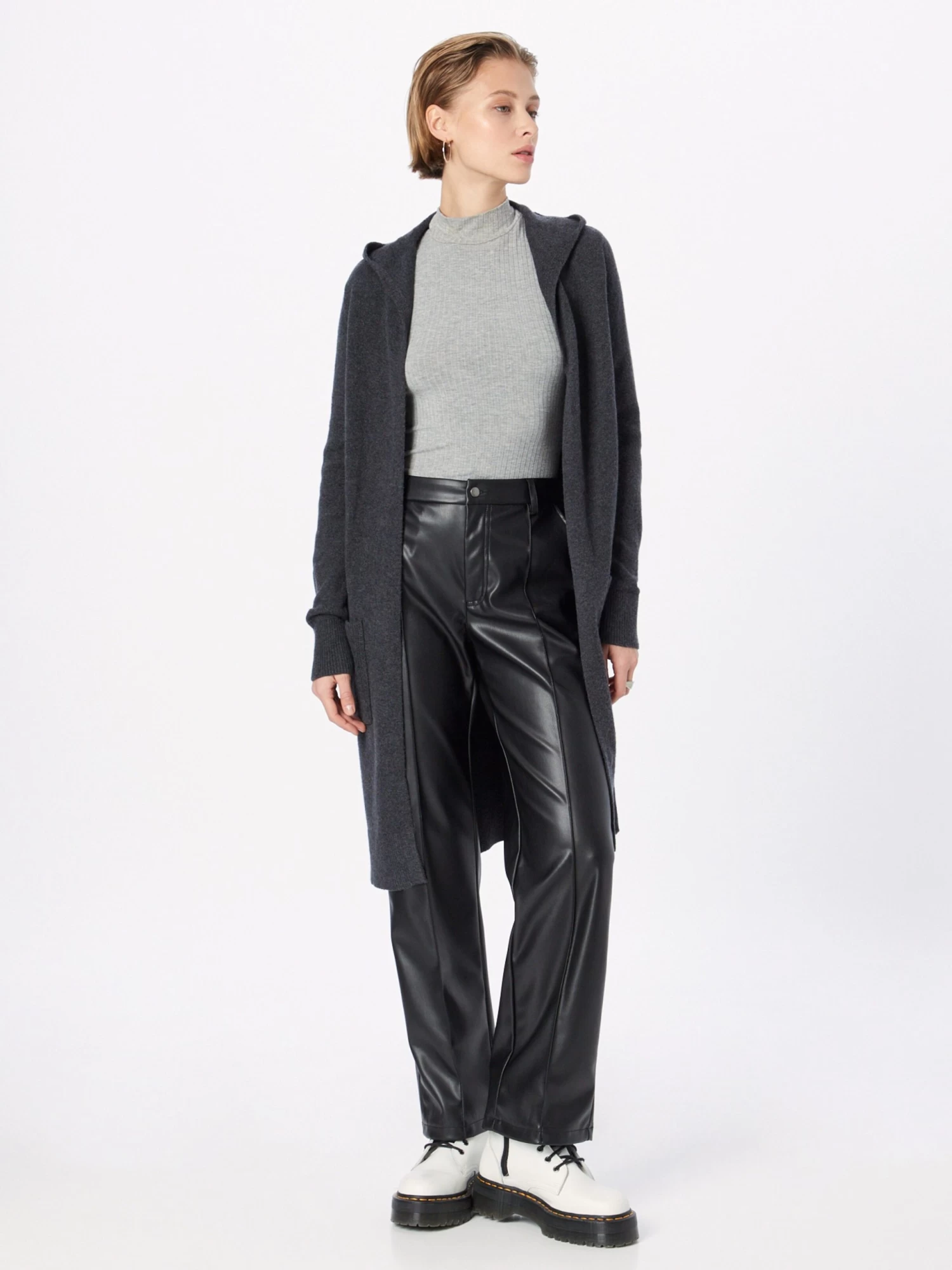 S.Oliver Gilets Cardigan Femme Anthracite 4 S.Oliver Gilets Cardigan Femme Anthracite – Image 2