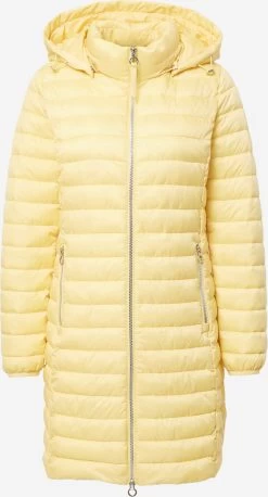 S.Oliver Manteaux Courts Manteau Mi-saison Femme Jaune Clair