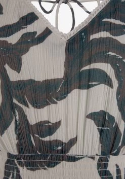 S.Oliver Robes Longues Robe D’été Femme Beige -S.Oliver Boutique a0a420e1b1ec7364baff4d435888a1ed