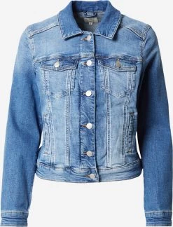 QS By S.Oliver Vestes En Jean Veste Mi-saison Femme Bleu