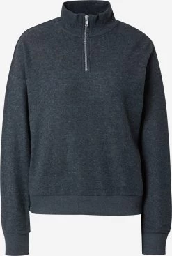 QS By S.Oliver Pulls à Col Roulé Pull-over Femme Bleu Marine