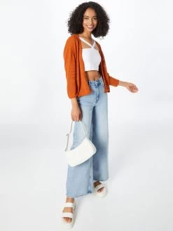 QS By S.Oliver Gilets Cardigan Femme Orange Foncé -S.Oliver Boutique a62e7570c4f43e07cf02681a43e8a05f