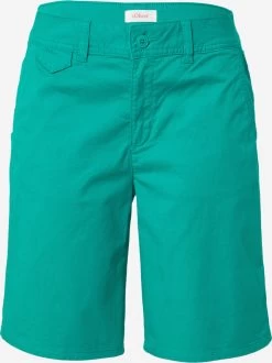 S.Oliver Shorts Regular Pantalon Chino Femme Vert Gazon
